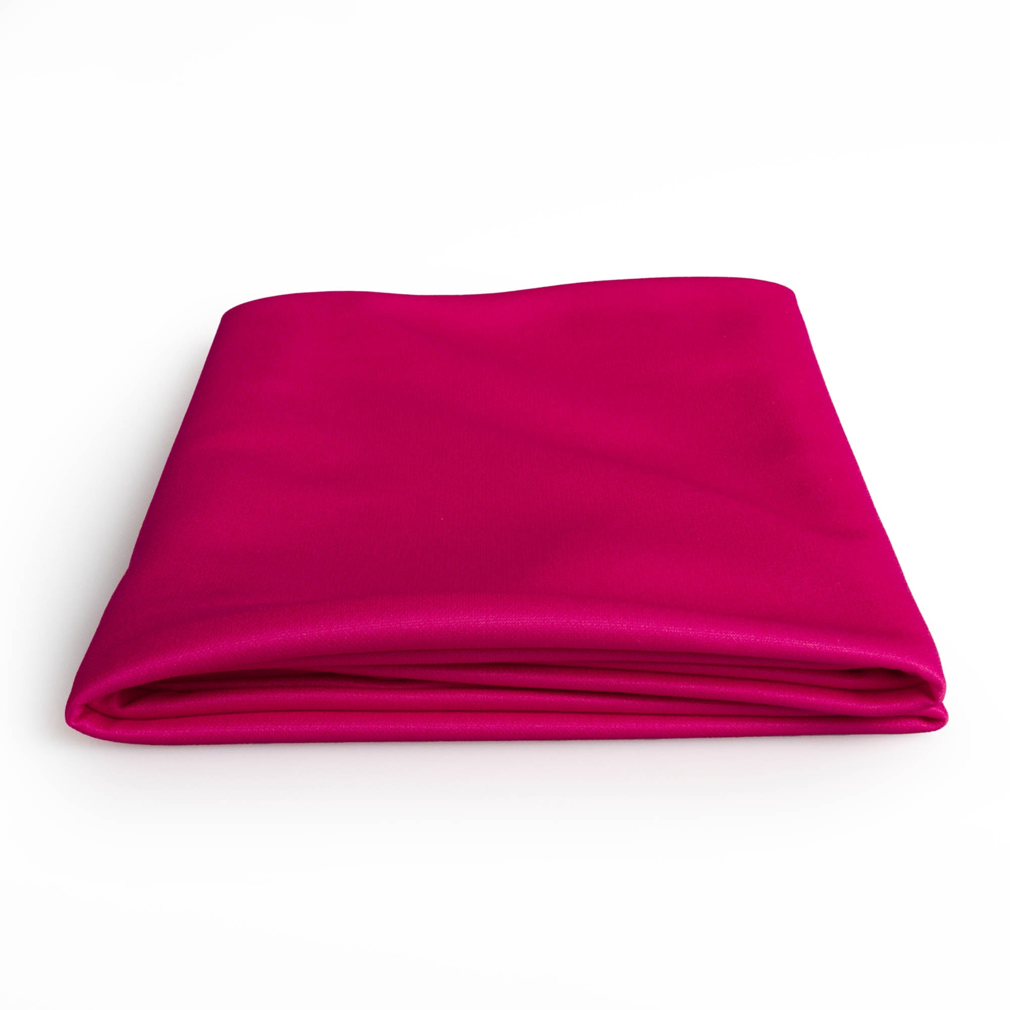 Hot pink stretch silk folded