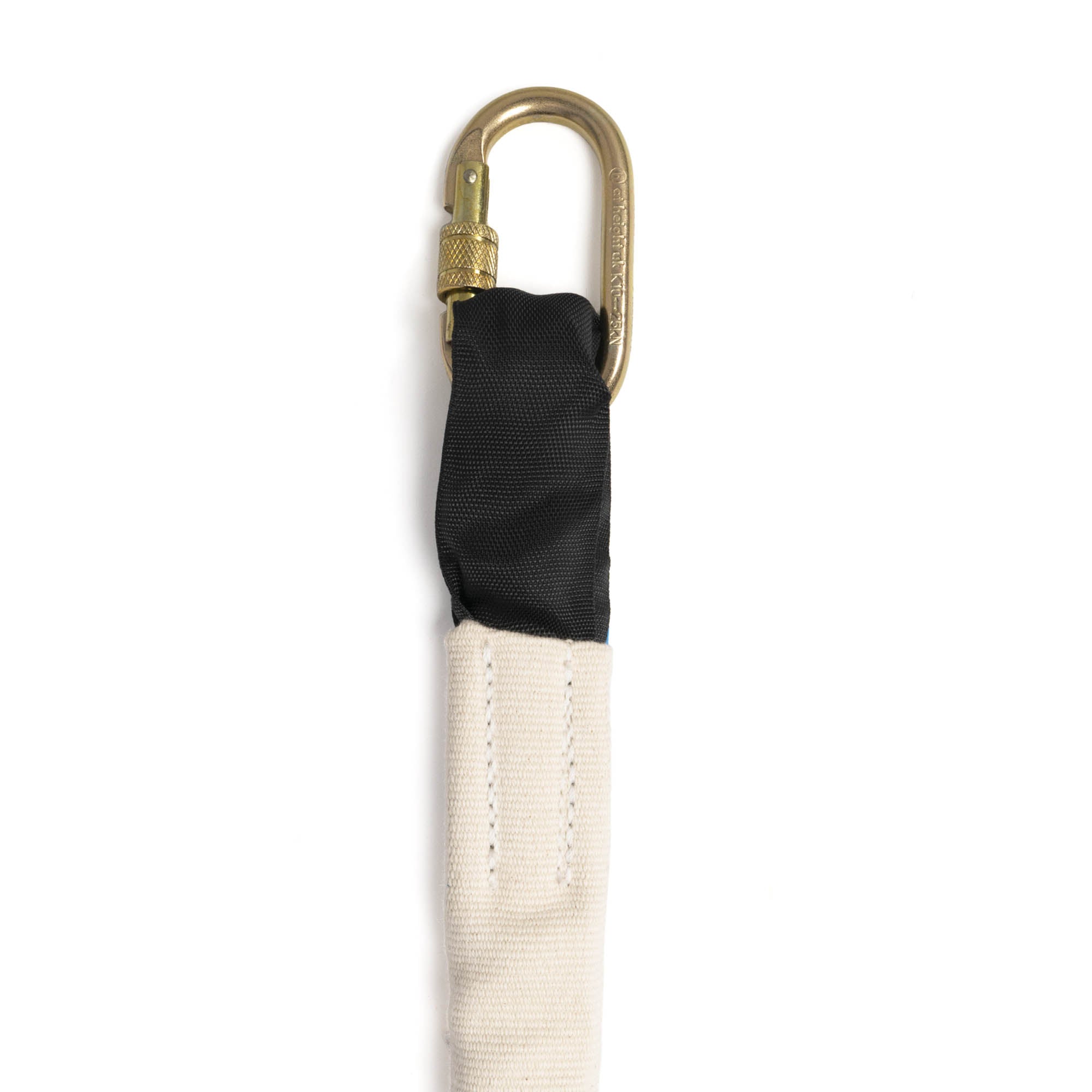 Prodigy cottonsafe trapeze close up of carabiner end