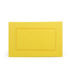 Status foam cigar box in yellow straight on