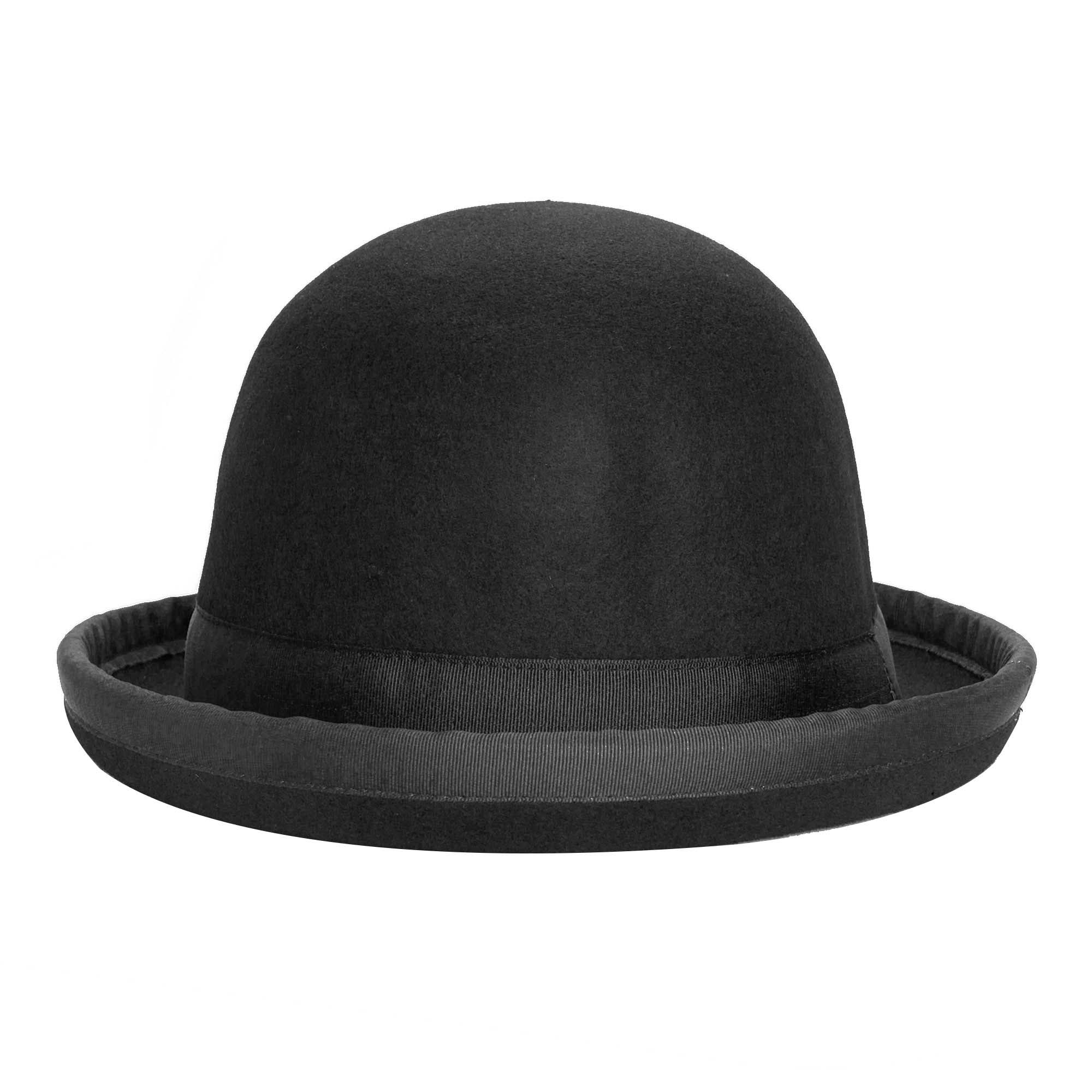 black hat side view