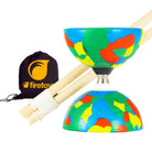 4 colour diabolo with wooden sticks