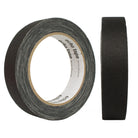 a roll of black tape from two angles