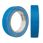 a roll of blue tape from two angles