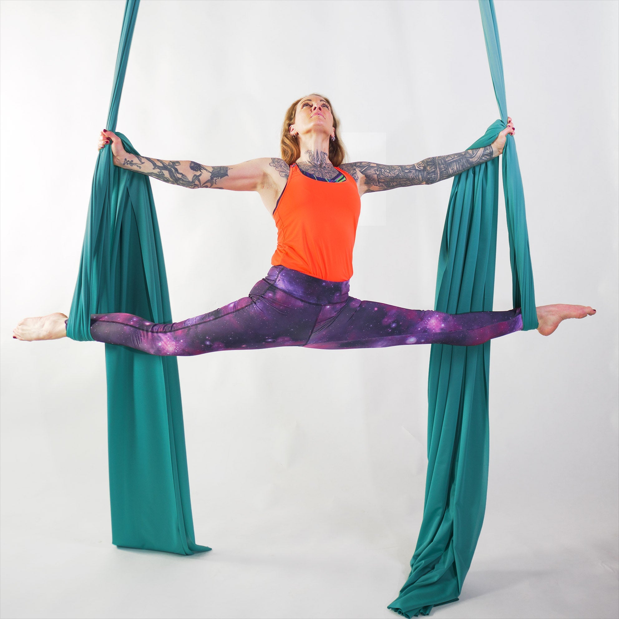 performer on silks