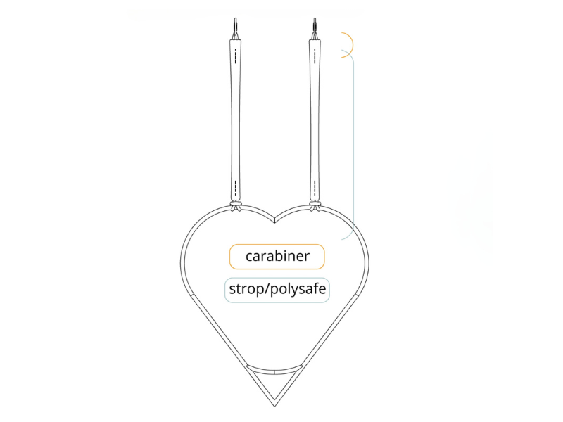 aerial heart rigging info