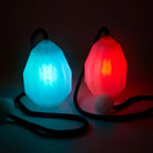 poi glowing, 1 blue, 1 red